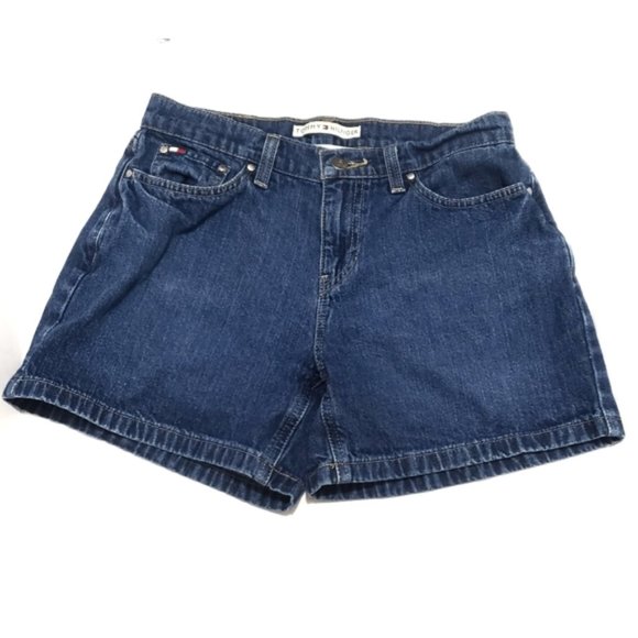 vtg tommy hilfger jean shorts boyfriend vintage